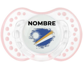 Efecto pincel de bandera Islas Marshall con nombre: Chupete lovi dynamic