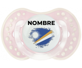 Efecto pincel de bandera Islas Marshall con nombre: Chupete lovi dynamic