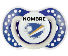 Efecto pincel de bandera Islas Marshall con nombre: Chupete lovi dynamic
