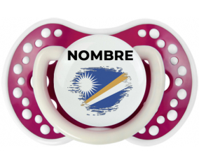 Efecto pincel de bandera Islas Marshall con nombre: Chupete lovi dynamic