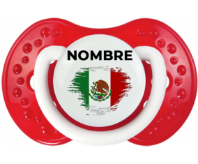 Bandera del efecto pincel méxico con nombre: Chupete lovi dynamic