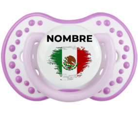 Bandera del efecto pincel méxico con nombre: Chupete lovi dynamic