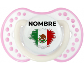 Bandera del efecto pincel méxico con nombre: Chupete lovi dynamic