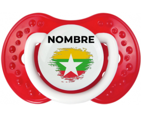 Bandera del efecto pincel de Myanmar con nombre: Chupete lovi dynamic