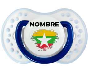 Bandera del efecto pincel de Myanmar con nombre: Chupete lovi dynamic