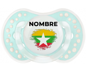 Bandera del efecto pincel de Myanmar con nombre: Chupete lovi dynamic