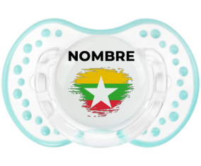Bandera del efecto pincel de Myanmar con nombre: Chupete lovi dynamic