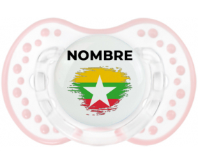 Bandera del efecto pincel de Myanmar con nombre: Chupete lovi dynamic