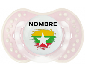 Bandera del efecto pincel de Myanmar con nombre: Chupete lovi dynamic
