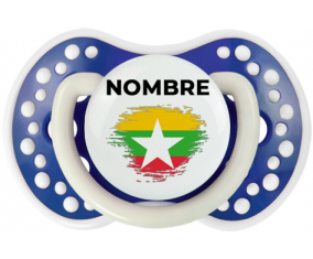 Bandera del efecto pincel de Myanmar con nombre: Chupete lovi dynamic