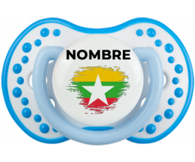 Bandera del efecto pincel de Myanmar con nombre: Chupete lovi dynamic