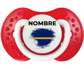 Bandera del efecto pincel Nauru con nombre: Chupete lovi dynamic