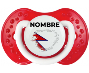 Bandera del efecto pincel de Nepal con nombre: Chupete lovi dynamic