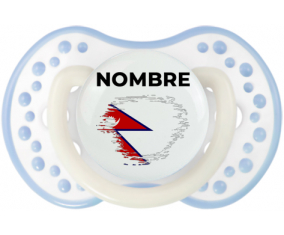 Bandera del efecto pincel de Nepal con nombre: Chupete lovi dynamic
