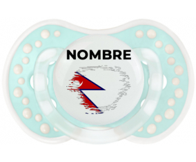 Bandera del efecto pincel de Nepal con nombre: Chupete lovi dynamic