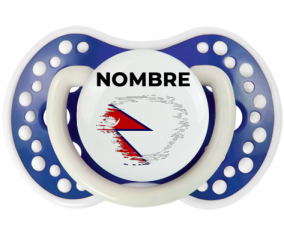 Bandera del efecto pincel de Nepal con nombre: Chupete lovi dynamic