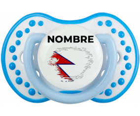 Bandera del efecto pincel de Nepal con nombre: Chupete lovi dynamic