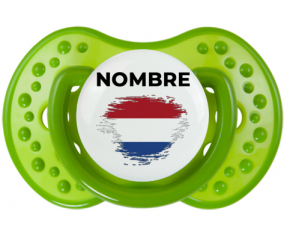 Bandera de pincel holandesa con nombre: Chupete lovi dynamic personnalisée