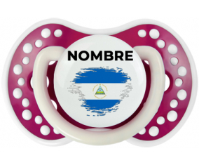 Bandera del efecto pincel de Nicaragua con nombre: Chupete lovi dynamic