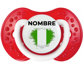 Bandera del efecto cepillo de Nigeria con nombre: Chupete lovi dynamic