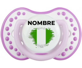 Bandera del efecto cepillo de Nigeria con nombre: Chupete lovi dynamic