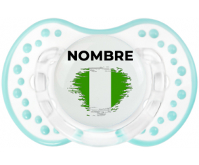 Bandera del efecto cepillo de Nigeria con nombre: Chupete lovi dynamic