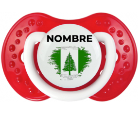 Bandera del efecto pincel de la isla Norfolk con nombre: Chupete lovi dynamic