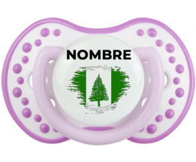 Bandera del efecto pincel de la isla Norfolk con nombre: Chupete lovi dynamic