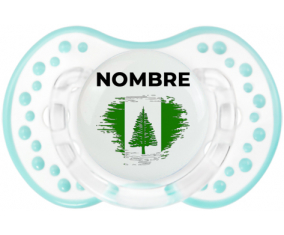 Bandera del efecto pincel de la isla Norfolk con nombre: Chupete lovi dynamic