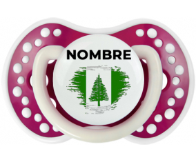 Bandera del efecto pincel de la isla Norfolk con nombre: Chupete lovi dynamic