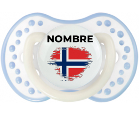 Noruega brush effect flag with first name: Chupete lovi dynamic