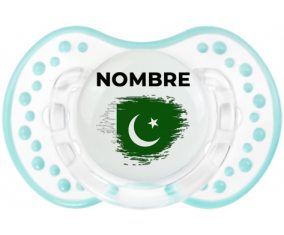 Bandera del efecto pincel de Pakistán con nombre: Chupete lovi dynamic