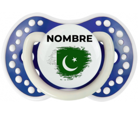 Bandera del efecto pincel de Pakistán con nombre: Chupete lovi dynamic