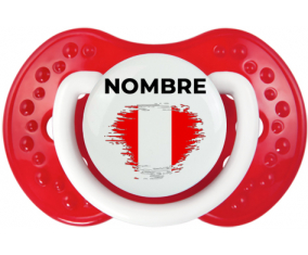 Perú cepilla bandera efecto con nombre: Chupete lovi dynamic