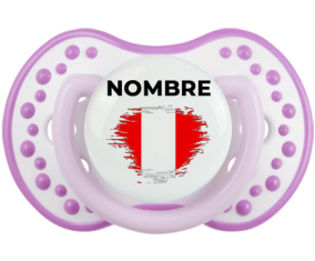 Perú cepilla bandera efecto con nombre: Chupete lovi dynamic