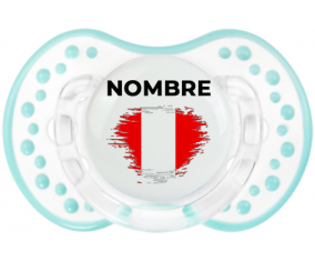 Perú cepilla bandera efecto con nombre: Chupete lovi dynamic