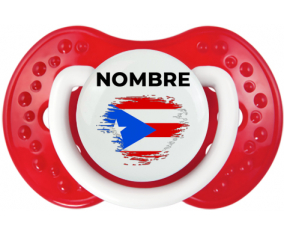 Bandera del pincel de Puerto Rico con nombre: Chupete lovi dynamic