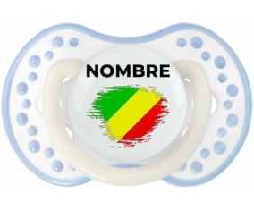 Bandera de efecto pincel de la República del Congo con nombre: Chupete lovi dynamic