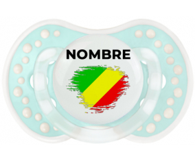 Bandera de efecto pincel de la República del Congo con nombre: Chupete lovi dynamic