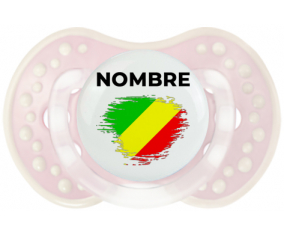 Bandera de efecto pincel de la República del Congo con nombre: Chupete lovi dynamic