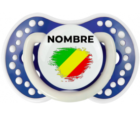 Bandera de efecto pincel de la República del Congo con nombre: Chupete lovi dynamic
