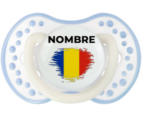 Efecto pincel de bandera Rumania con nombre: Chupete lovi dynamic