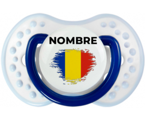 Efecto pincel de bandera Rumania con nombre: Chupete lovi dynamic