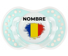 Efecto pincel de bandera Rumania con nombre: Chupete lovi dynamic