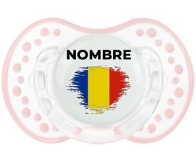 Efecto pincel de bandera Rumania con nombre: Chupete lovi dynamic