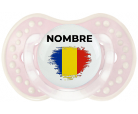 Efecto pincel de bandera Rumania con nombre: Chupete lovi dynamic