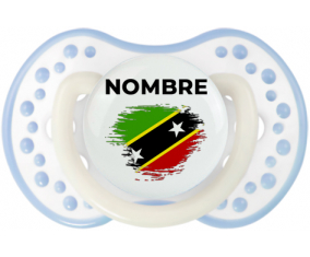 Bandera del efecto pincel de San Cristóbal y Nieves con nombre: Chupete lovi dynamic