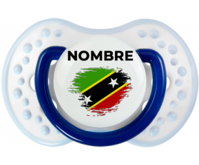 Bandera del efecto pincel de San Cristóbal y Nieves con nombre: Chupete lovi dynamic