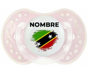 Bandera del efecto pincel de San Cristóbal y Nieves con nombre: Chupete lovi dynamic