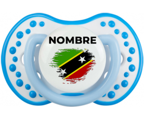 Bandera del efecto pincel de San Cristóbal y Nieves con nombre: Chupete lovi dynamic